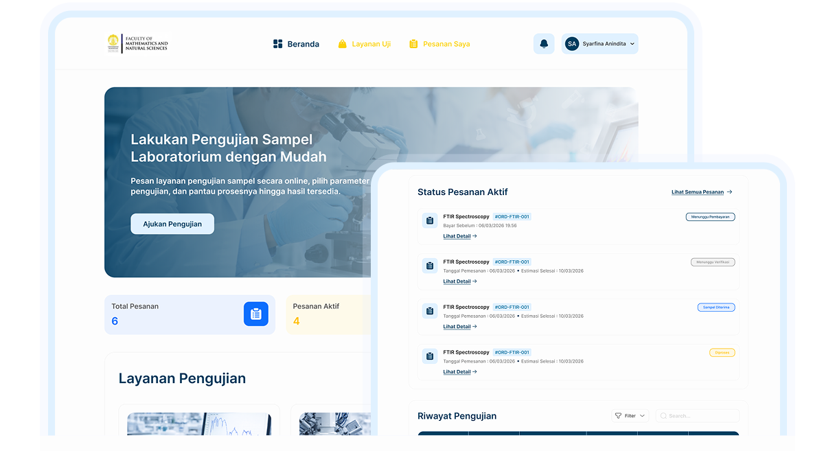 Preview sistem informasi layanan pengujian